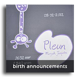 birth announcements cat