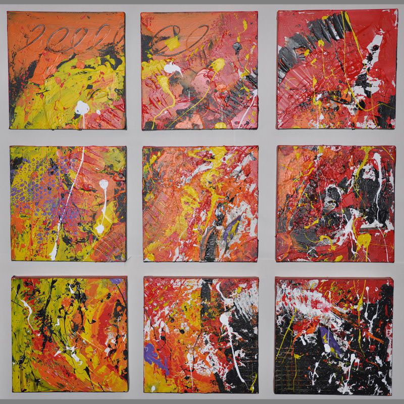 Uitgelezene Abstract paintings TK-67