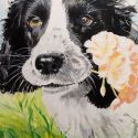 schilderij-figuratief-2014-hond-benji